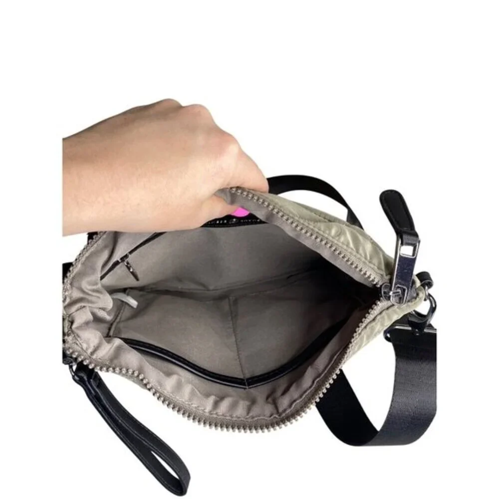Chinese‎ Laundry Quilted Crossbody Bag With Adjustable Strap & Zip Closure